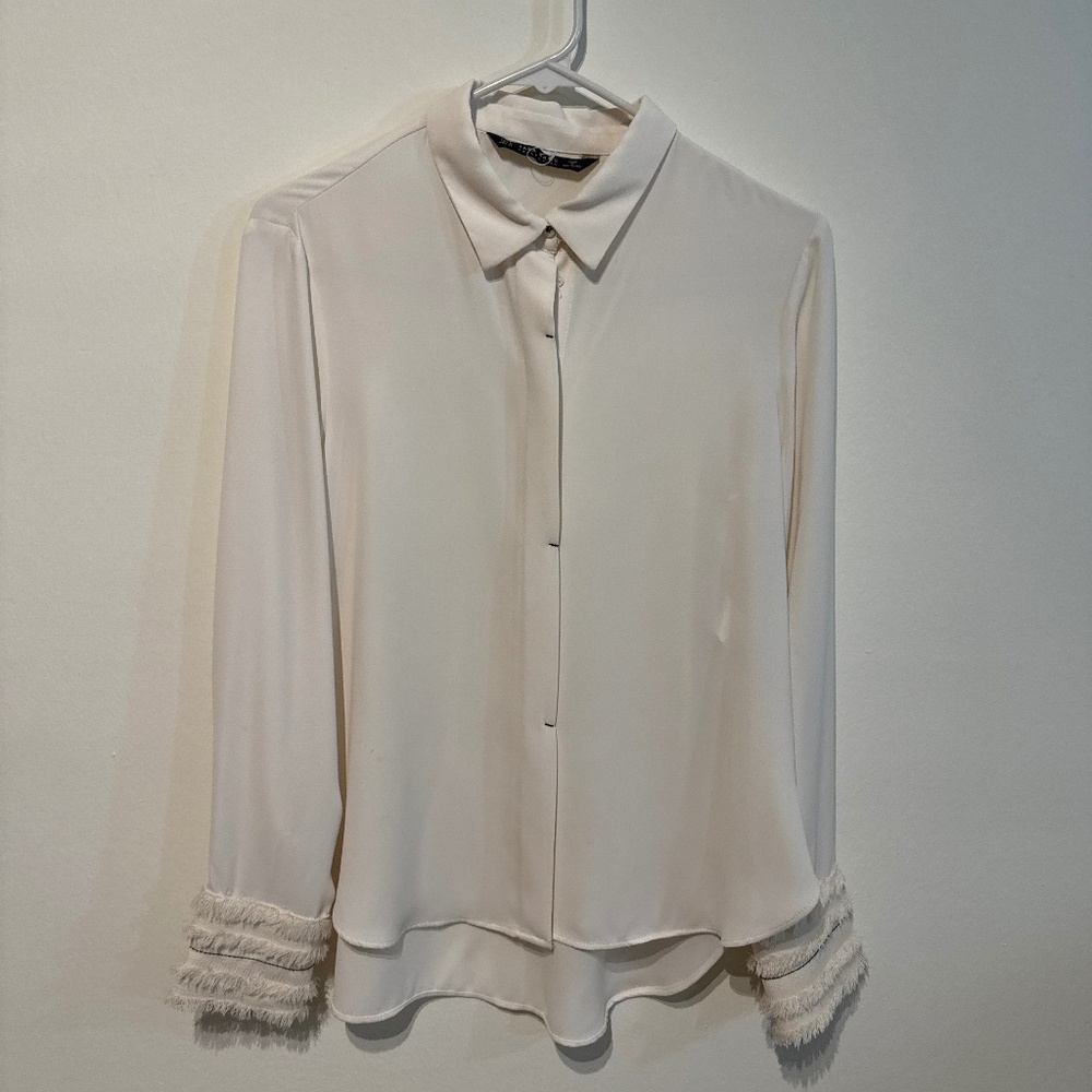 Zara silky shirt